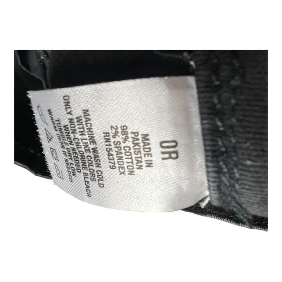 Aeropostale Vintage high Rise Shortie 2.5" 0 0R New NWT distressed black - Picture 3 of 3